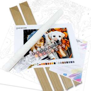 Malen nach Zahlen 70x50-DIY Rahmen - €  55.48